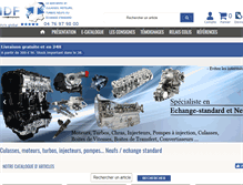 Tablet Screenshot of idfmoteurs.com
